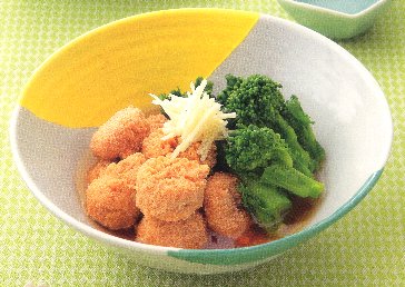 日本酒・八海山を真子と菜の花の煮物でお楽しみ下さい